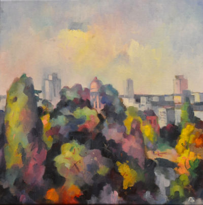 denisgerablie, Gerablie,Denis Gerablie, Buttes Chaumont, butteschaumont, Paris, Galerie Babel, galeriebabel, art contemporain, peinture à l’huile